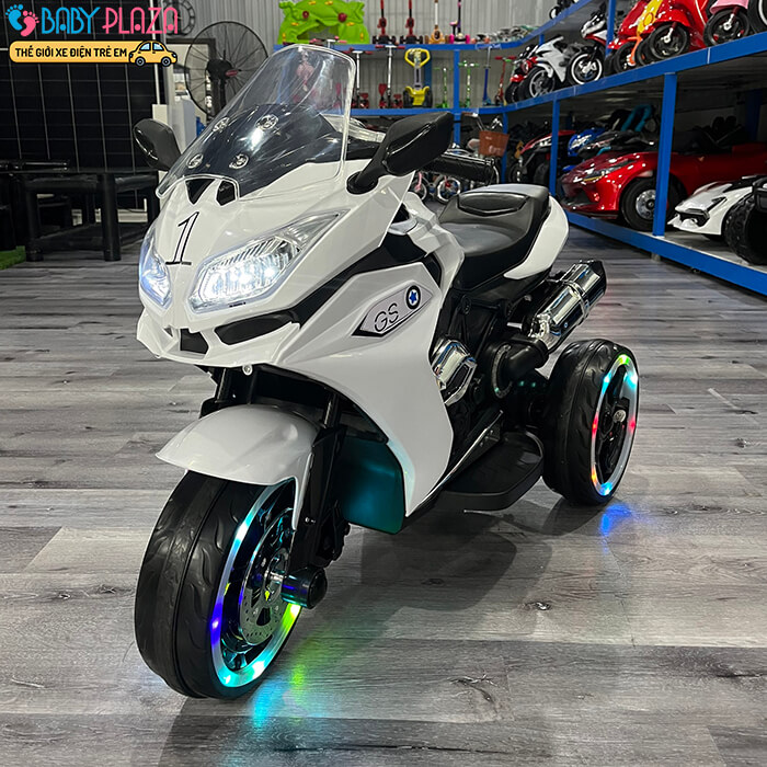 Xe mô tô điện trẻ em 3 bánh sáng đèn NEL-1200GS 4