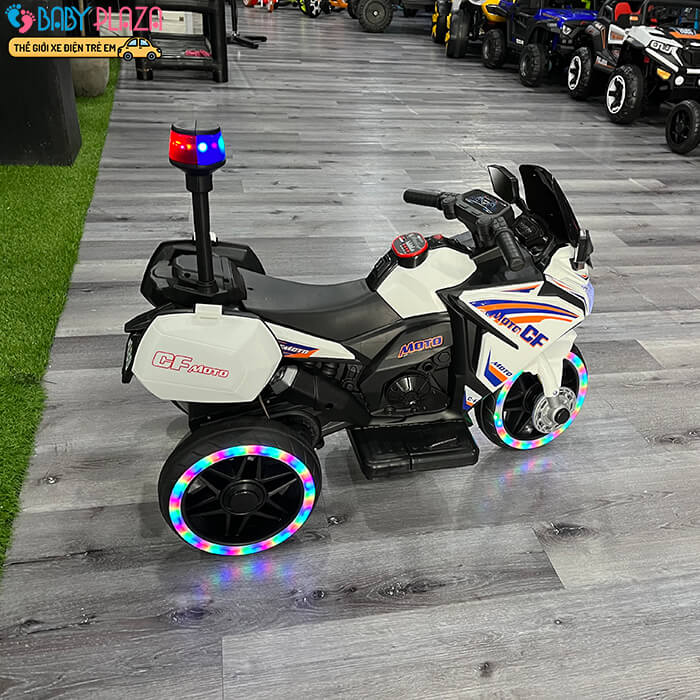 Xe mô tô điện trẻ em cảnh sát MNW-5189 10