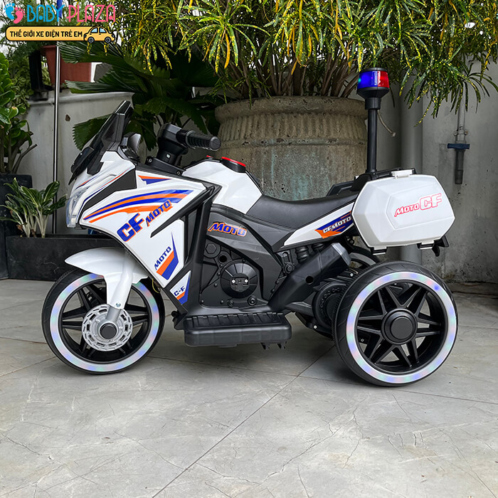 Xe mô tô điện trẻ em cảnh sát MNW-5189 11