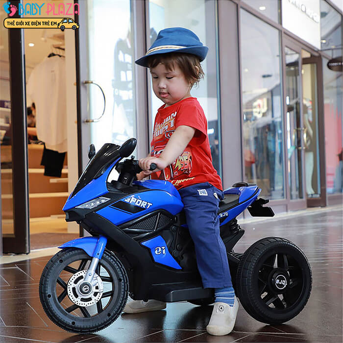 Xe moto 3 bánh chạy điện cho bé BJQ-R8 12