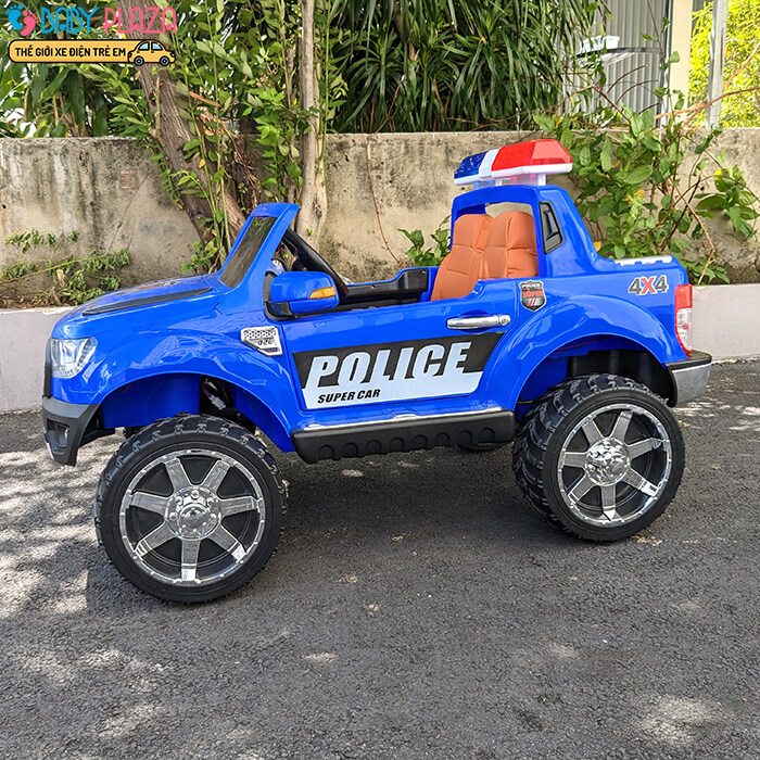 Xe ô tô điện cảnh sát cho bé YW-9588 11