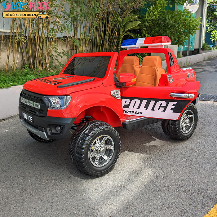 Xe ô tô điện cảnh sát cho bé YW-9588 5